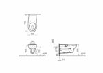 Special Need’s Conforma Special Needs Wall Hung Wc, 70 cm, Wash-Out | 5811B003-0075 - Image 3