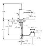 Basin mixer with T4 water shut-off | A4123799EXP — изображение 2
