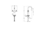Juno Basin Mixer, tall golden | A4085123EXP - Image 2