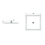 Shower Heads Lite LS Showerhead , (400 mm) | A45645EXP - Image 2