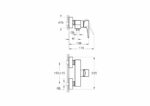 X-Line Shower Mixer | A42378EXP - Image 2