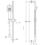 Shower Sets Q-Line 1F Shower Set | A45610EXP — изображение 2