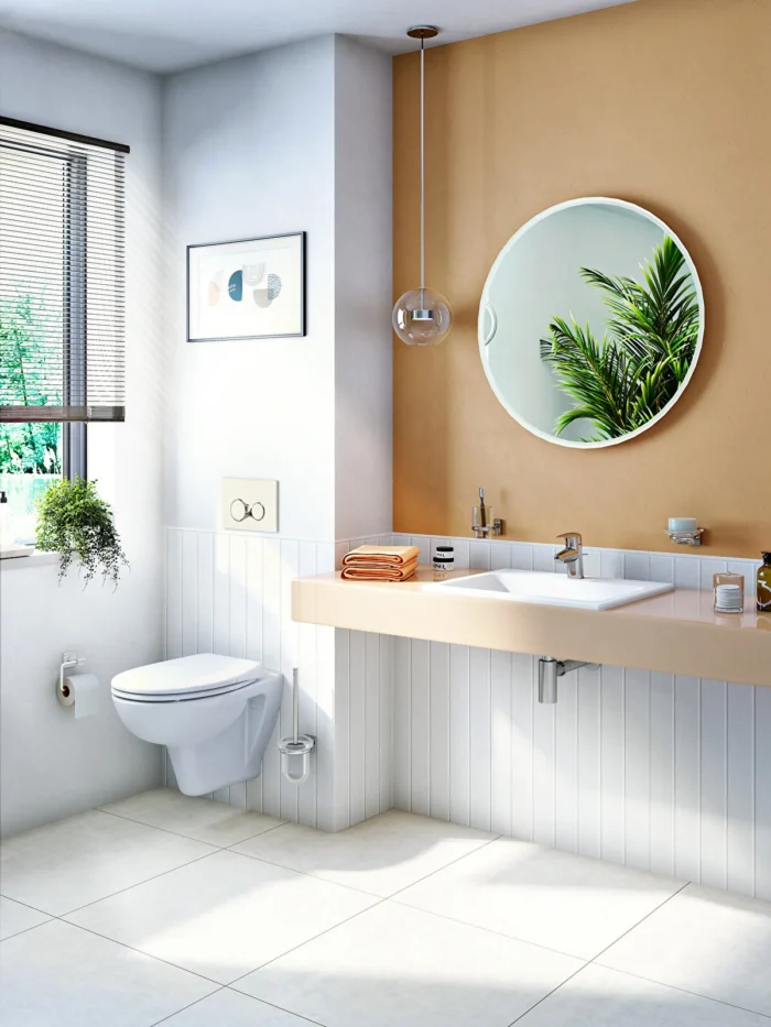 S20 Countertop Basin, Square, 55 Cm | 5465B003-0001 - VitrA Georgia