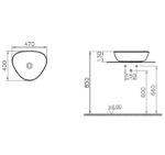 Bowl washbasin Plural moss green | 7812B475-0016 — изображение 2