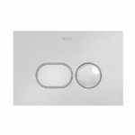 Flush button Liquid chrome 740-2180