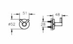 Robe hanger Base 100 | A44116 - Image 2