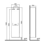 Column Options Lux walnut color | 55049 — изображение 2