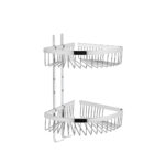 Держатель губки для ванной Base 400 угловой двойной | А44160