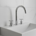 Sink mixer for Origin Classic three-hole sink in chrome A42891 - Image 2