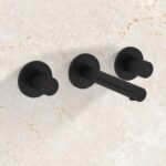 Built-in Basin mixer Origin black matt A40835 inner part outer part A4258236WTC - Image 2