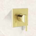 Built-in shower mixer Suit soft gold outer part A42213 inner part A4283774 - Image 2