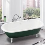 Bathtube Dream with siphon and legs green 180*85 cm 65680052000 - Image 2