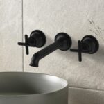 Built-in basin mixer Origin classic three holes black matt A4289036 — изображение 2