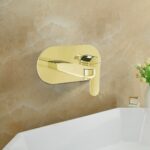 Built-in basin mixer Root Round External Soft Gold A42230 Internal A4272174EXP - Image 2