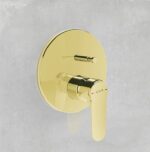 Bath Shower Mixer Root Round Round Gold A4272774EXP — изображение 2