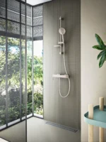 Shower system Bliss with shower head 3 functions brushed nickel A4574334EXP — изображение 2