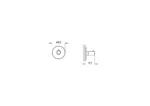 Switch Origin 2-way diverter built-in external part chrome A42857 — изображение 2