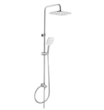 საშხაპე სისტემა LS20 ხელის შხაპითა და შხაპისთავით ქრომირებული A45787EXP