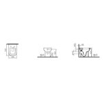 Floor-standing toilet S 20 Horizontal flush 5517L003-0075 - Image 2