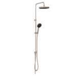 Shower system Round shower with hand shower and shower head brushed nickel A4591834EXP
