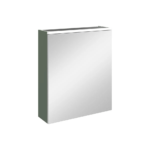 Mirror with cabinet green matte with lighting right opening 60*69.3*18cm 80511